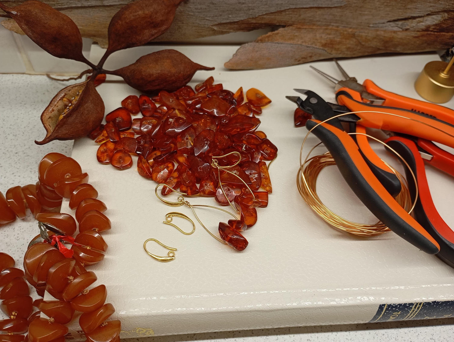 amber was inherited in the form of a necklace, and thus the stones received a new life