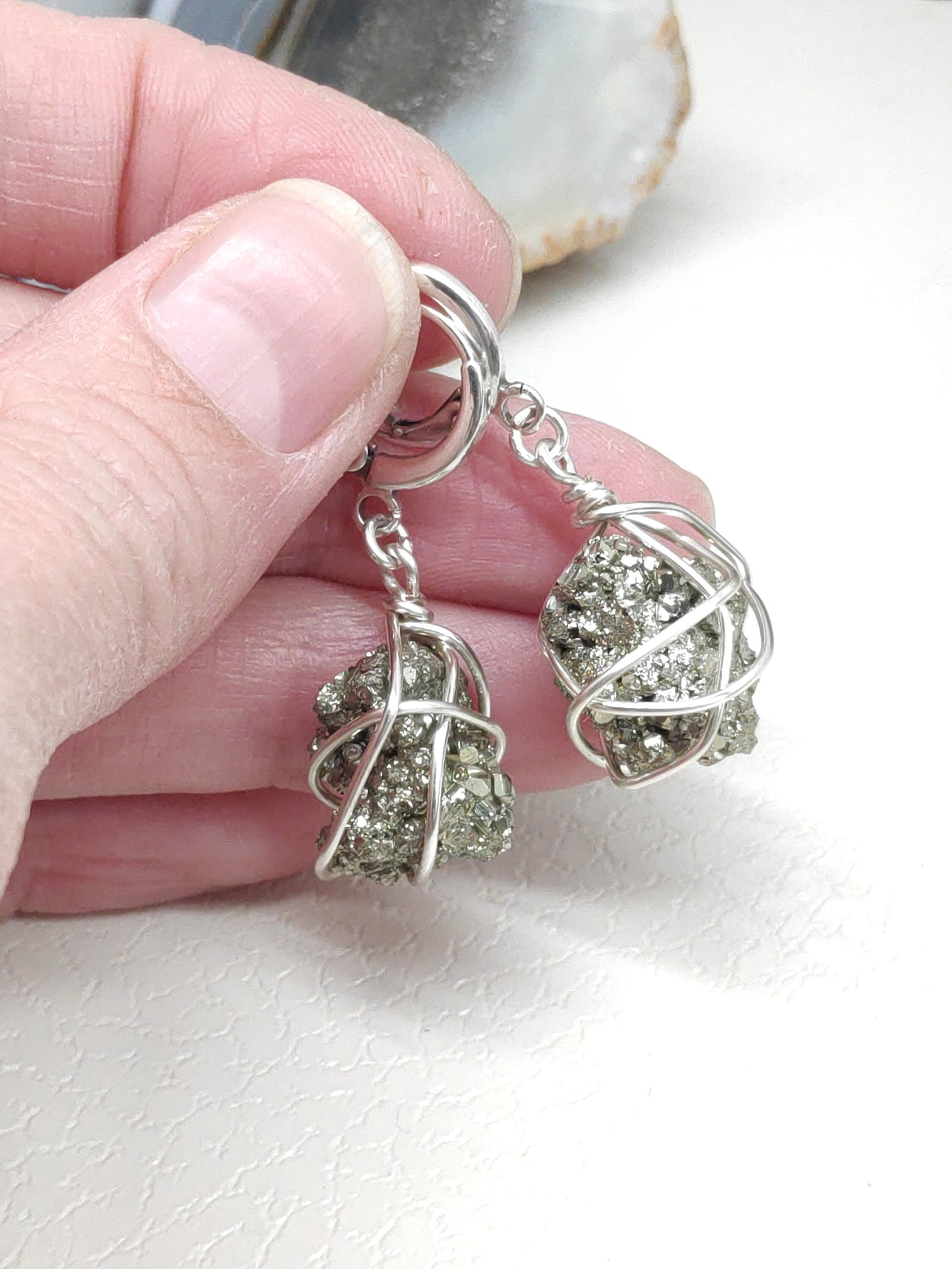 Natural Iron Pyrite Earrings, Healing Protection, Unique, Catching eye, Sparkly Dainty Elegant Evening Wedding Party Natural Gem Earrings